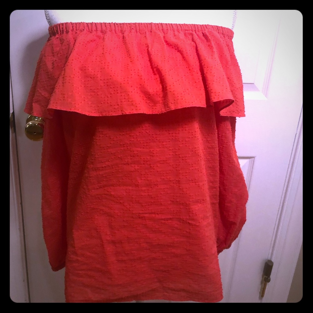 Michael Kors off the shoulder blouse